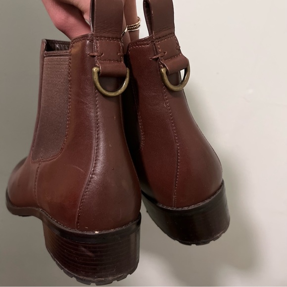 Cole Haan Brown fall Leather Chelsea Boots - Picture 6 of 6
